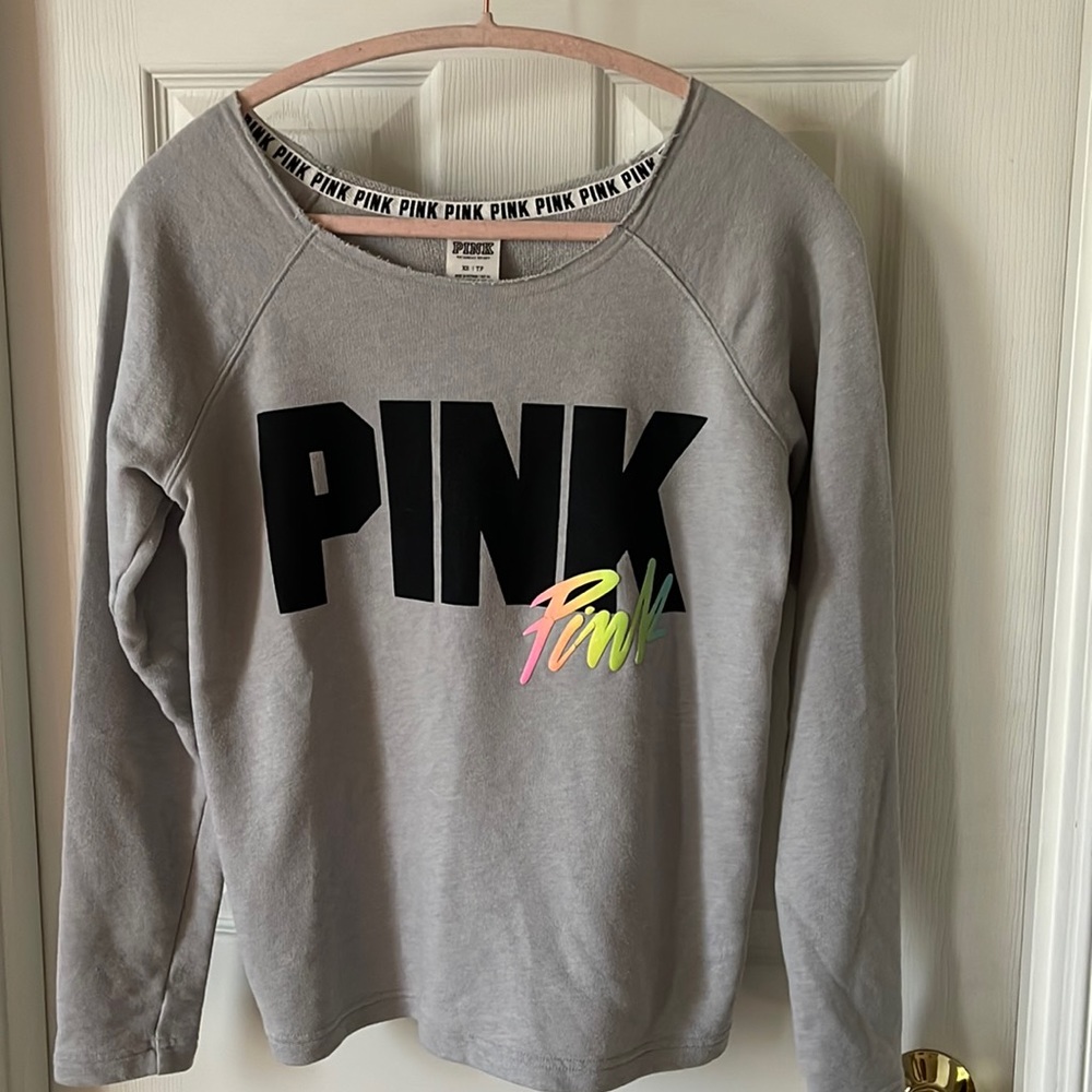 Pink thin sweatshirt